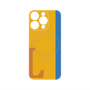 プレミアムパネル with MagSafe［ オリジナル - initial color line - L orange ］