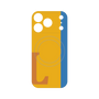 プレミアムパネル with MagSafe［ オリジナル - initial color line - L orange ］