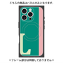 プレミアムパネル with MagSafe［ オリジナル - initial color line - L green ］