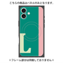 プレミアムパネル with MagSafe［ オリジナル - initial color line - L green ］