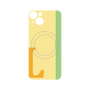 プレミアムパネル with MagSafe［ オリジナル - initial color line - L yellow ］