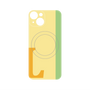 プレミアムパネル with MagSafe［ オリジナル - initial color line - L yellow ］