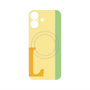 プレミアムパネル with MagSafe［ オリジナル - initial color line - L yellow ］