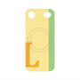 プレミアムパネル with MagSafe［ オリジナル - initial color line - L yellow ］