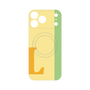プレミアムパネル with MagSafe［ オリジナル - initial color line - L yellow ］