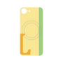 プレミアムパネル with MagSafe［ オリジナル - initial color line - L yellow ］