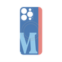 プレミアムパネル with MagSafe［ オリジナル - initial color line - M blue ］
