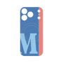 プレミアムパネル with MagSafe［ オリジナル - initial color line - M blue ］