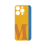 プレミアムパネル with MagSafe［ オリジナル - initial color line - M orange ］
