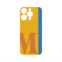 プレミアムパネル with MagSafe［ オリジナル - initial color line - M orange ］