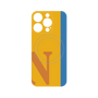 プレミアムパネル with MagSafe［ オリジナル - initial color line - N orange ］