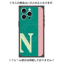 プレミアムパネル with MagSafe［ オリジナル - initial color line - N green ］