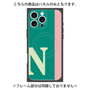 プレミアムパネル with MagSafe［ オリジナル - initial color line - N green ］