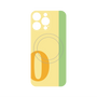 プレミアムパネル with MagSafe［ オリジナル - initial color line - O yellow ］