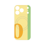 プレミアムパネル with MagSafe［ オリジナル - initial color line - O yellow ］