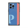 プレミアムパネル with MagSafe［ オリジナル - initial color line - P blue ］