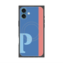 プレミアムパネル with MagSafe［ オリジナル - initial color line - P blue ］