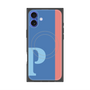プレミアムパネル with MagSafe［ オリジナル - initial color line - P blue ］
