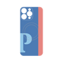 プレミアムパネル with MagSafe［ オリジナル - initial color line - P blue ］