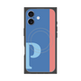プレミアムパネル with MagSafe［ オリジナル - initial color line - P blue ］