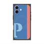 プレミアムパネル with MagSafe［ オリジナル - initial color line - P blue ］
