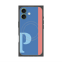 プレミアムパネル with MagSafe［ オリジナル - initial color line - P blue ］