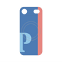 プレミアムパネル with MagSafe［ オリジナル - initial color line - P blue ］