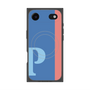 プレミアムパネル with MagSafe［ オリジナル - initial color line - P blue ］