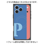 プレミアムパネル with MagSafe［ オリジナル - initial color line - P blue ］