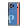 プレミアムパネル with MagSafe［ オリジナル - initial color line - P blue ］