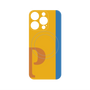 プレミアムパネル with MagSafe［ オリジナル - initial color line - P orange ］