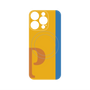 プレミアムパネル with MagSafe［ オリジナル - initial color line - P orange ］