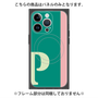 プレミアムパネル with MagSafe［ オリジナル - initial color line - P green ］