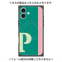 プレミアムパネル with MagSafe［ オリジナル - initial color line - P green ］