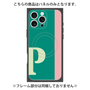 プレミアムパネル with MagSafe［ オリジナル - initial color line - P green ］