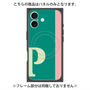 プレミアムパネル with MagSafe［ オリジナル - initial color line - P green ］