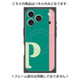 プレミアムパネル with MagSafe［ オリジナル - initial color line - P green ］