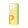 プレミアムパネル with MagSafe［ オリジナル - initial color line - P yellow ］