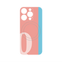 プレミアムパネル with MagSafe［ オリジナル - initial color line - Q pink ］