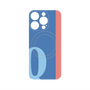 プレミアムパネル with MagSafe［ オリジナル - initial color line - Q blue ］
