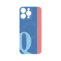 プレミアムパネル with MagSafe［ オリジナル - initial color line - Q blue ］