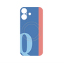 プレミアムパネル with MagSafe［ オリジナル - initial color line - Q blue ］