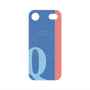 プレミアムパネル with MagSafe［ オリジナル - initial color line - Q blue ］
