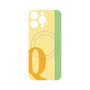 プレミアムパネル with MagSafe［ オリジナル - initial color line - Q yellow ］