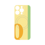 プレミアムパネル with MagSafe［ オリジナル - initial color line - Q yellow ］