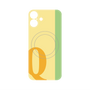 プレミアムパネル with MagSafe［ オリジナル - initial color line - Q yellow ］