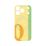 プレミアムパネル with MagSafe［ オリジナル - initial color line - Q yellow ］