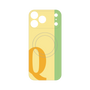 プレミアムパネル with MagSafe［ オリジナル - initial color line - Q yellow ］