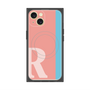 プレミアムパネル with MagSafe［ オリジナル - initial color line - R pink ］