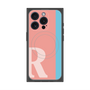プレミアムパネル with MagSafe［ オリジナル - initial color line - R pink ］